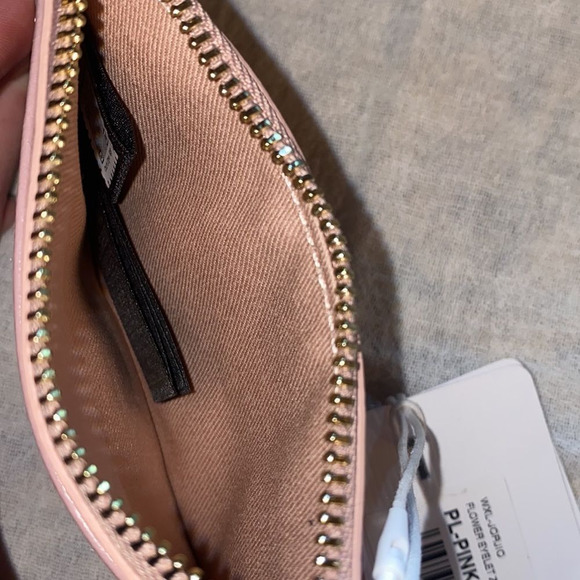 TED BAKER LONDON Jorjana Flower Eyelet Leather Zip Card Holder - Picture 7 of 11